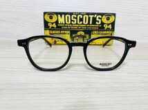 MOSCOT モスコット★メガネフレーム★ARTHUR★伊達眼鏡 ウェリントン 黒縁 スクエア セルフレーム 人気★未使用 美品_画像1