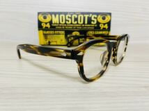 MOSCOT モスコット★レムトッシュ★メガネフレーム★LEMTOSH★鼈甲柄 バンブー★伊達眼鏡 ボストン★未使用 美品★_画像3