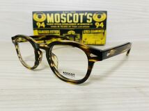 MOSCOT モスコット★レムトッシュ★メガネフレーム★LEMTOSH★鼈甲柄 バンブー★伊達眼鏡 ボストン★未使用 美品★_画像2