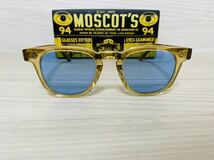 ★MOSCOT★モスコット★カラーレンズサングラス★DUDEL★伊達眼鏡 ウェリントン スクエア 未使用 美品_画像1