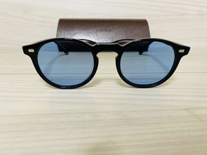 OLIVER PEOPLES オリバーピープルズ サングラス OV5217S 1031/P2★Gregory Peck★ウェリントン 黒縁 カラーレンズ 伊達眼鏡 未使用 美品 