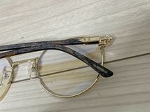 OLIVER PEOPLES オリバーピープルズ 眼鏡フレーム OV5988 5009★Chessman★鼈甲柄 ゴールド★未使用 美品_画像9