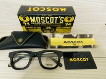 MOSCOT★モスコット★メガネフレーム★FRITZ★伊達眼鏡★黒縁★スクエア ウェリントン 未使用 美品_画像9