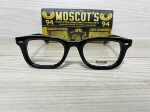 MOSCOT★モスコット★メガネフレーム★KLUTZ★伊達眼鏡★黒縁★スクエア ウェリントン 未使用 美品