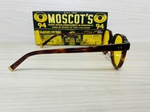 ★MOSCOT★モスコット★カラーレンズサングラス★ARTHUR★伊達眼鏡 鼈甲柄 未使用 美品_画像4