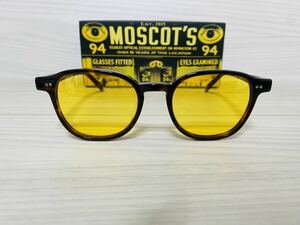 ★MOSCOT★モスコット★カラーレンズサングラス★ARTHUR★伊達眼鏡 鼈甲柄 未使用 美品