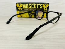 MOSCOT★モスコット★メガネフレーム★TATAH★伊達眼鏡★黒縁★スクエア ウェリントン 未使用 美品_画像5