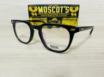 MOSCOT★モスコット★メガネフレーム★TATAH★伊達眼鏡★黒縁★スクエア ウェリントン 未使用 美品_画像2