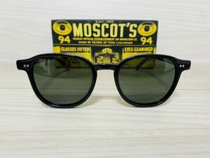 ★MOSCOT★モスコット★ARTHUR★サングラス★伊達眼鏡★黒縁★ボストン 未使用 美品