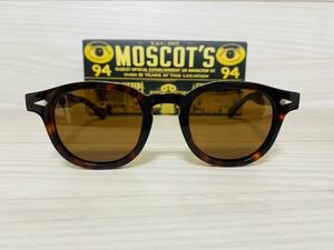 ★MOSCOT★モスコット★レムトッシュ★サングラス★LEMTOSH★伊達眼鏡 鼈甲柄 ボストン 未使用 美品