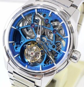 定価35万円↑ZEROO TIME Co ゼロタイム トゥールビヨン T3 Tourbillon T3 Stainless316L スケルトン 自動巻 メンズ 時計 3410