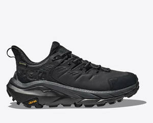 ★未使用 HOKA ONE ONE KAHA 2 LOW GTX BLACK US12 30cm ホカオネオネ カハ ロー レザー スニーカー ブラック 黒 ゴアテックス★