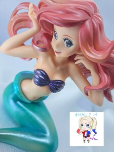 リペイント　フィギュア　アリエル Disney Characters Crystalux -ARIEL- リトルマーメイド 