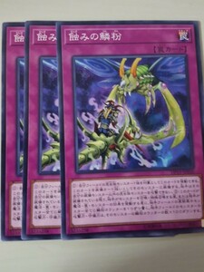 遊戯王 蝕みの鱗粉 三枚 数量7