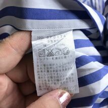 同梱可　鎌倉シャツ maker's shirts 日本製　ブルーストライプ　シャツ_画像5