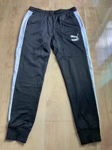 PUMA プーマ M ICONIC T7 TRACK PANTS ロングパンツ 530098 01BLK Lサイズ