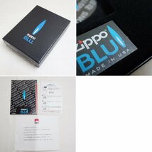 ★1円 未着火品 ZIPPO BLU/ジッポーブルー Marlboro/マルボロ ガスライター/ホワイト/限定品/外箱付き&1844600099_画像6