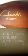 ★Clarks/クラークス Wallabees ワラビーブーツ 7/メンズ26cm相当/ベージュ/スエード/レザー/35405&0914800040_画像6