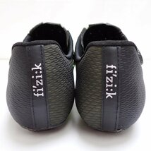 ★FIZIK/フィジーク ロードバイク用 ビンディングシューズ EU 44/メンズ28.35cm/ブラック×グリーン/カーボン/サイクリング&1782500034_画像3