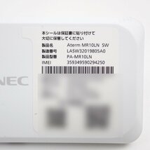 ★未使用 NEC Aterm MR10LN LTEモバイルルーター SIMフリー版/付属品有り/最大16台同時接続/最大433Mbps通信&1793900038_画像4