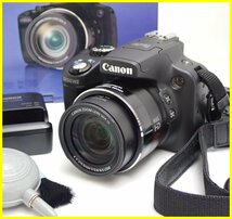 ★Canon/キヤノン PowerShot SX50 HS コンパクトデジタルカメラ PC1817/約1210万画素/動作品/オートフォーカス/付属品多数&1942700006_画像1