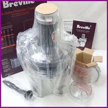 ★未使用 Breville/ブレビル ジューサー BJE200XL/シルバー/海外仕様/容量約1L/700W/調理器具/キッチン用品/付属品あり&1642500043_画像1