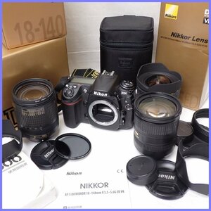 ★ニコン/シグマ カメラ一式セット D300 ボディ/レンズ×3/12-24mm F4.5-5.6 EX DG HSM 他/付属品多数/ジャンク扱い&1938900311