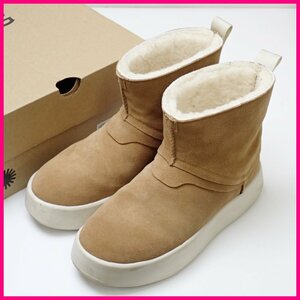 ★UGG/アグ クラシックブーム ムートンブーツ 23/レディース22.5cm相当/キャメル/スエード/1104613/外箱付き&1949300027