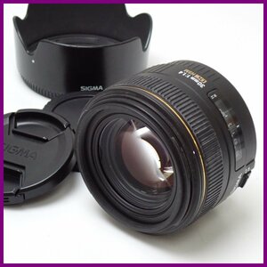 ★1円 シグマ デジタル一眼カメラ用 大口径標準レンズ 30mm F1.4 EX DC HSM キャノンEFマウント/キャップ・フード付き&1944200001