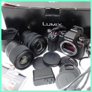 ★パナソニック LUMIX S5II フルサイズミラーレス一眼カメラ ダブルレンズキット DC-S5M2W/S 20-60mm F3.5-5.6/50mm F1.8/ジャンク&193890