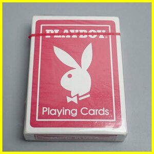 ★未開封 PLAYBOY/プレイボーイ バニー トランプ レッド/AK7206/MADE IN USA/PLAYING CARDS/カードゲーム&1380601644