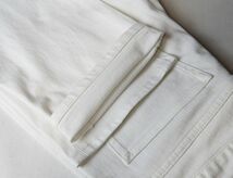 ■■＜極美品＞ユニクロ＜UNIQLO：Slim Fit Straight＞white stretch 5P パンツ＜33＞■■_画像6