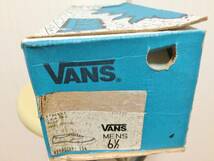 80's VANS AUTHENTIC “NAVY” USA製 Deadstock 箱付 ビンテージ品_画像9