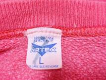 70's ARTEX"US MARINES"スウェットシャツ USA製 4本針縫 良いアメカジ古着 ビンテージ_画像4