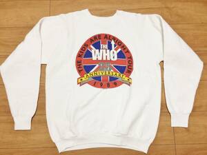 89's THE WHO/フー &#34;25TH記念 TOUR&#34;バンドスウェットシャツ ビンテージ品