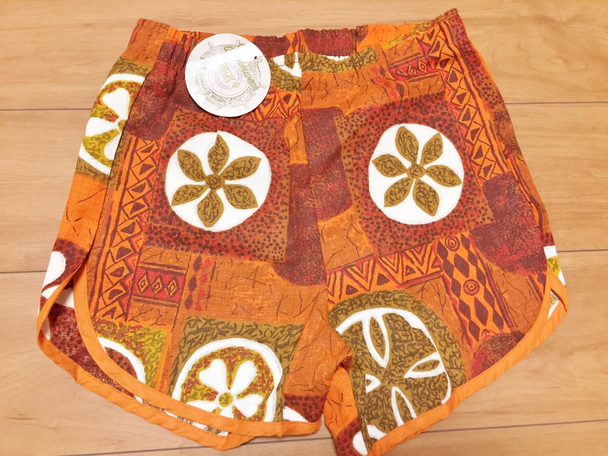 70's HAWAII "ELY" Swimwear pants/スイムパンツ size:S Deadstock品