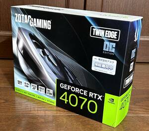 【美品・完動品】 ZOTAC GAMING GeForce RTX 4070 Twin Edge OC 