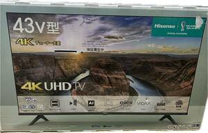 未開封！ハイセンス Hisense 43インチ4k液晶テレビ　　43E65G[N]