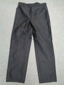希少！50’s Dubure & Deverchere Black Moleskin Pants フレンチモールスキンパンツ 実寸約35インチ BLACK