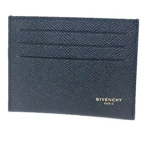 GIVENCHY ジバンシー カードケース CARD HOLDER ３CC BK6003K0UG 410 ネイビー 未使用 新古品 aq9188