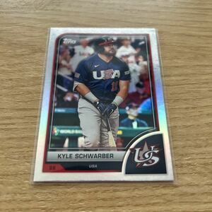 2023 topps world baseball classic KYLE SCHWARBER usa