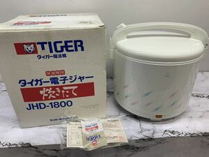 未使用/TIGER/タイガー/電子ジャー/炊きたて/容量1.8L/スイートパンジー/JHD-1800/保温専用/ハミングパステル/タイガー魔法瓶
