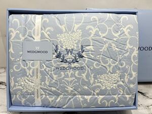 WEDGWOOD/ウェッジウッド/羽毛肌掛けふとん/布団/花柄/ブルー/寝具/150×200