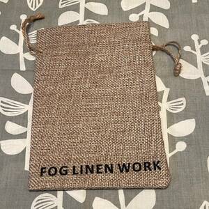 ## including carriage prompt decision # unused [fog linen work flax sack pouch ] case 