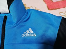 アディダスadidasジャンパー140ブルー_画像4