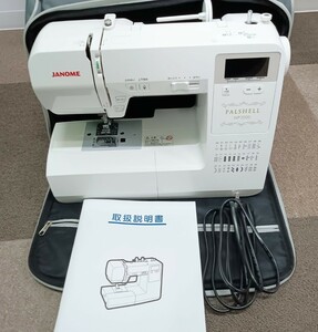 蛇の目ミシン工業 ジャノメ JANOME パルシェル　PALSHELL NP1000 コンピューターミシン◆ワイドテーブル付き