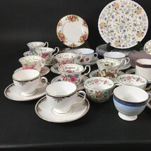 ER1214-20-3 洋食器 まとめ ミントン WEDGWOOD ロイヤルアルバート ロイヤルドルトン カップ＆ソーサー 皿 平皿 最大27㎝ 120サイズ_画像7