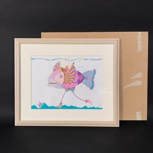 ER0109-3-3 is .....LOVE frame picture art fine art fish ..:32×42cm amount :48.5×57.5×2cm 140 size 