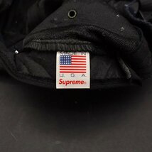 ER0111-21-3 Supreme キャップ 帽子 シュプリーム ロゴ USA ファッション 小物 スパンコール 周まわり58㎝(調整可能) ネイビー 60サイズ_画像7