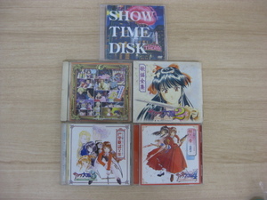  Sakura Taisen series CD4 sheets & DVD1 sheets together 5 pieces set song complete set of works SHOW TIME DISK